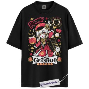 Klee Shirt, Genshin Impact Shirt, Game Graphic Tee, Comfort Colors Shirt