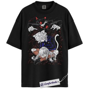 Alternative view of Pitou shirt, Hunter x Hunter Shirt, HxH Shirt, Anime Graphic Tee, Comfort Colors Shirt