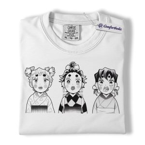 Alternative view of Demon Slayer Shirt, Anime Graphic Tee, Comfort Colors Shirt