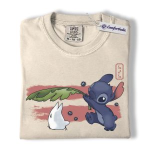 Stitch Shirt, My Neighbor Totoro Shirt, Studio Ghibli Shirt, Anime Graphic Tee, Comfort Colors Shirt