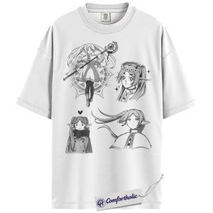 Alternative view of Frieren: Beyond Journey's End Shirt, Anime Graphic Tee, Comfort Colors Shirt