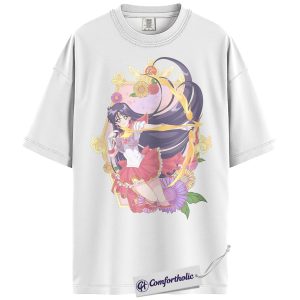 Alternative view of Rei Hino Shirt, Sailor Mars Shirt, Sailor Moon Shirt, Anime Graphic Tee, Comfort Colors Shirt