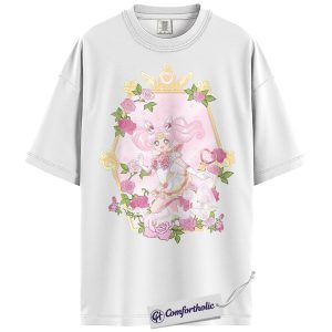 Alternative view of Chibiusa Tsukino Shirt, Sailor Chibi Moon Shirt, Sailor Moon Shirt, Anime Graphic Tee, Comfort Colors Shirt