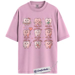 Dental Valentine Shirt, Cute Tooth Pun Graphic Tee, Dentist & Dental Hygienist T-Shirt, Valentine’s Day Gift for Dental Staff, Comfort Colors Shirt