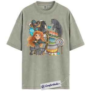 Merida Shirt, Brave Shirt, Animated Graphic Tee, Comfort Colors Shirt