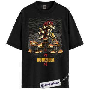 Bowser Shirt, King Koopa Shirt, Super Mario Shirt, Game Graphic Tee, Comfort Colors Shirt