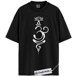 Om Symbol Shirt, Yoga Meditation Graphic Tee, Zen Spiritual T-Shirt, Mindfulness Gift for Yogis, Comfort Colors Shirt