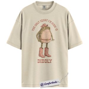 Funny Frog Cowboy Shirt, Vintage Western Animal Graphic Tee, Humorous Country Frog Quote T-Shirt, Gift for Frog Lovers & Western Humor Fans, Comfort Colors Shirt