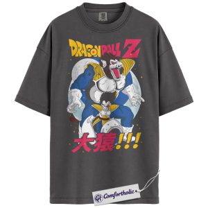 Alternative view of Vegeta Shirt, Dragon Ball Shirt, DBZ Shirt, Anime Graphic Tee, Comfort Colors Shirt