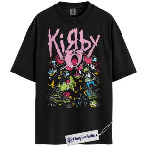 Kirby Shirt, Game Graphic Tee, Comfort Colors Shirt