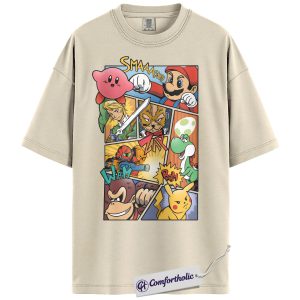 Super Smash Bros Shirt, Nintendo Shirt, Game Graphic Tee, Comfort Colors Shirt