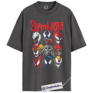 Alternative view of Venom Shirt, Symbiotes Shirt, Marvel Comics Graphic Tee, Comfort Colors Shirt