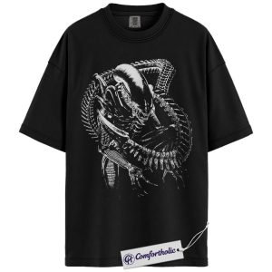 Xenomorph Shirt, Alien vs Predator Shirt, Movie Graphic Tee, Comfort Colors Shirt