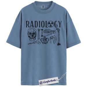 Radiology Tech Shirt, Vintage X Ray Skeleton Graphic Tee, Funny Rad Tech T-Shirt, Gift for X Ray Technologist & Students, Comfort Colors Shirt