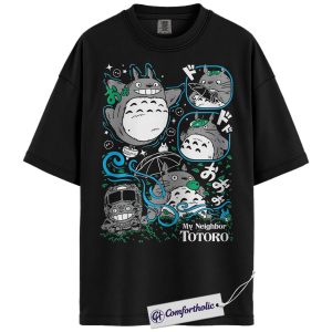 My Neighbor Totoro Shirt, Studio Ghibli Shirt, Anime Graphic Tee, Comfort Colors Shirt