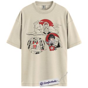 San Shirt, Princess Mononoke Shirt, Studio Ghibli Shirt, Anime Graphic Tee, Comfort Colors Shirt