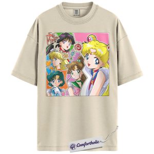 Sailor Moon Shirt, Anime Graphic Tee, Comfort Colors Shirt