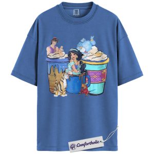 Aladdin Shirt, Anime Graphic Tee, Comfort Colors Shirt