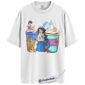 Alternative view of Aladdin Shirt, Anime Graphic Tee, Comfort Colors Shirt