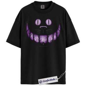 Cheshire Cat Shirt, Alice's Adventures in Wonderland Shirt, Anime Graphic Tee, Comfort Colors Shirt