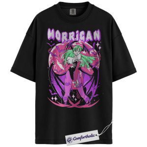 Morrigan Aensland Shirt, Darkstalkers Shirt, Game Graphic Tee, Comfort Colors Shirt