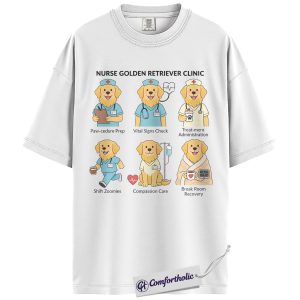 Alternative view of ICU Nurse Shirt, Minimalist Medical Icons Graphic Tee, Intensive Care Unit RN T-Shirt, Gift for ICU Nurses & Critical Care Staff, Comfort Colors Shirt