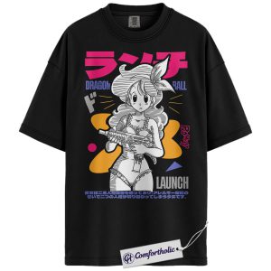 Launch Shirt, Dragon Ball Shirt, Anime Graphic Tee, Comfort Colors Shirt
