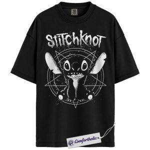 Alternative view of Lilo and Stitch Shirt, Disney Shirt, Anime Graphic Tee, Comfort Colors Shirt