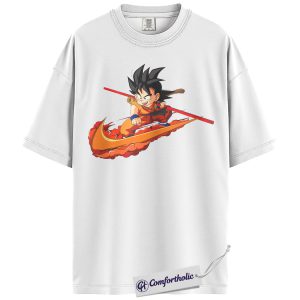 Alternative view of Son Goku Shirt, Dragon Ball Z Shirt, DBZ Shirt, Anime Graphic Tee, Comfort Colors Shirt