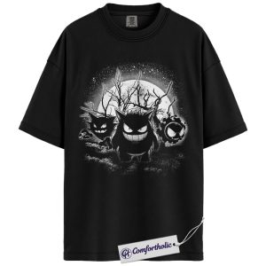 Pokemon Shirt, Gengar Shirt, Gatsly Shirt, Haunter Shirt, Anime Graphic Tee, Comfort Colors Shirt