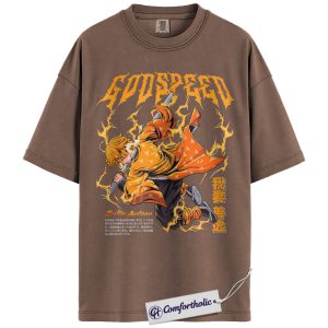Zenitsu Agatsuma Shirt, Demon Slayer Shirt, Anime Graphic Tee, Comfort Colors Shirt