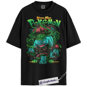 Bulbasaur Shirt, Ivysaur Shirt, Venusaur Shirt, Pokemon Shirt, Anime Graphic Tee, Comfort Colors Shirt