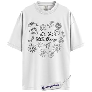 Alternative view of Microbiology Shirt, Science Lab Graphic Tee, Biology Student T-Shirt, Funny Gift for Teachers & Lab Techs, Comfort Colors Shirt