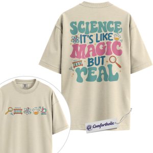 Science Teacher Shirt, Retro Quote Graphic Tee, STEM Classroom T-Shirt, Back to School Gift for Teachers, Comfort Colors Shirt