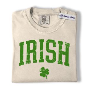 Irish Shirt, IRISH Shamrock Graphic Tee, St Patrick's Day T-Shirt, St Paddy's Day Gift for Irish Fans, Comfort Colors Shirt