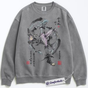 Jinx Sweatshirt, League of Legends Sweatshirt, LoL Sweatshirt, Game Graphic Pullover, Comfort Colors Sweatshirt