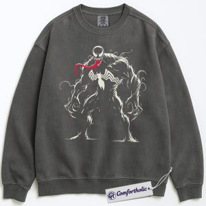 Venom Sweatshirt, Marvel Comics Graphic Pullover, Comfort Colors Sweatshirt