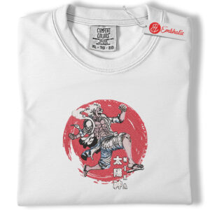Monkey D Luffy Embroidered Shirt, Gear 5 Shirt, One Piece Shirt, Anime Embroidered Tee, Comfort colors Shirt