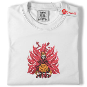 Naruto Uzumaki Embroidered Shirt, Anime Embroidered Tee, Comfort colors Shirt
