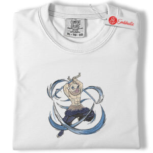Inosuke Embroidered Shirt, Anime Embroidered Tee, Comfort colors Shirt