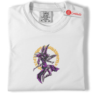 Dark Magician Embroidered Shirt, Yugioh Shirt, Anime Embroidered Tee, Comfort colors Shirt