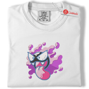 Gátsly Embroidered Shirt, Pokemon Shirt, PKM Shirt, Anime Embroidered Tee, Comfort colors Shirt