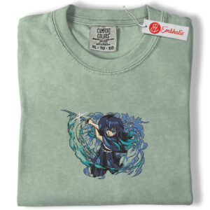 Muichiro Embroidered Shirt, Naruto Shirt, Anime Embroidered Tee, Comfort colors Shirt