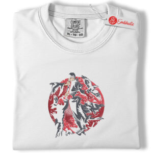 Itachi Uchiha Embroidered Shirt, Naruto Shirt, Anime Embroidered Tee, Comfort colors Shirt