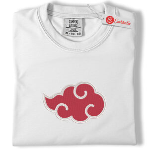 Akatsuki Embroidered Shirt, Naruto Shirt, Anime Embroidered Tee, Comfort colors Shirt