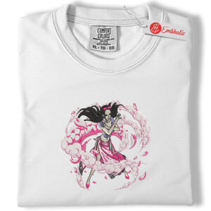 Nico Robin Embroidered Shirt, One Piece Shirt, Anime Embroidered Tee, Comfort colors Shirt