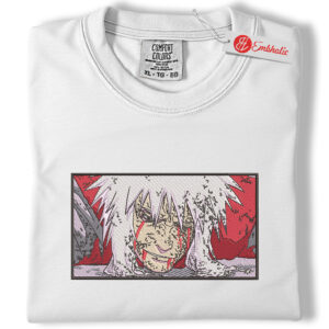 Jiraiya Embroidered Shirt, Naruto Shirt, Anime Embroidered Tee, Comfort colors Shirt