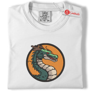 Shenron Embroidered Shirt, Dragon Ball Shirt, DBZ Shirt, Anime Embroidered Tee, Comfort colors Shirt