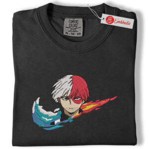 Alternative view of All Might Embroidered Shirt, Toshinori Yagi  Embroidered shirt, MHA Embroidered Shirt, Anime Embroidered Tee, Comfort colors Shirt