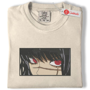 Makima Embroidered Shirt, Chainsaw Man Shirt, Anime Embroidered Tee, Comfort colors Shirt